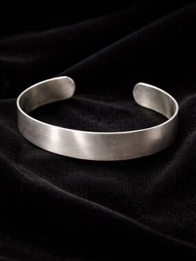 Vintage Danecraft Sterling Silver Minimalist Cuff Bracelet